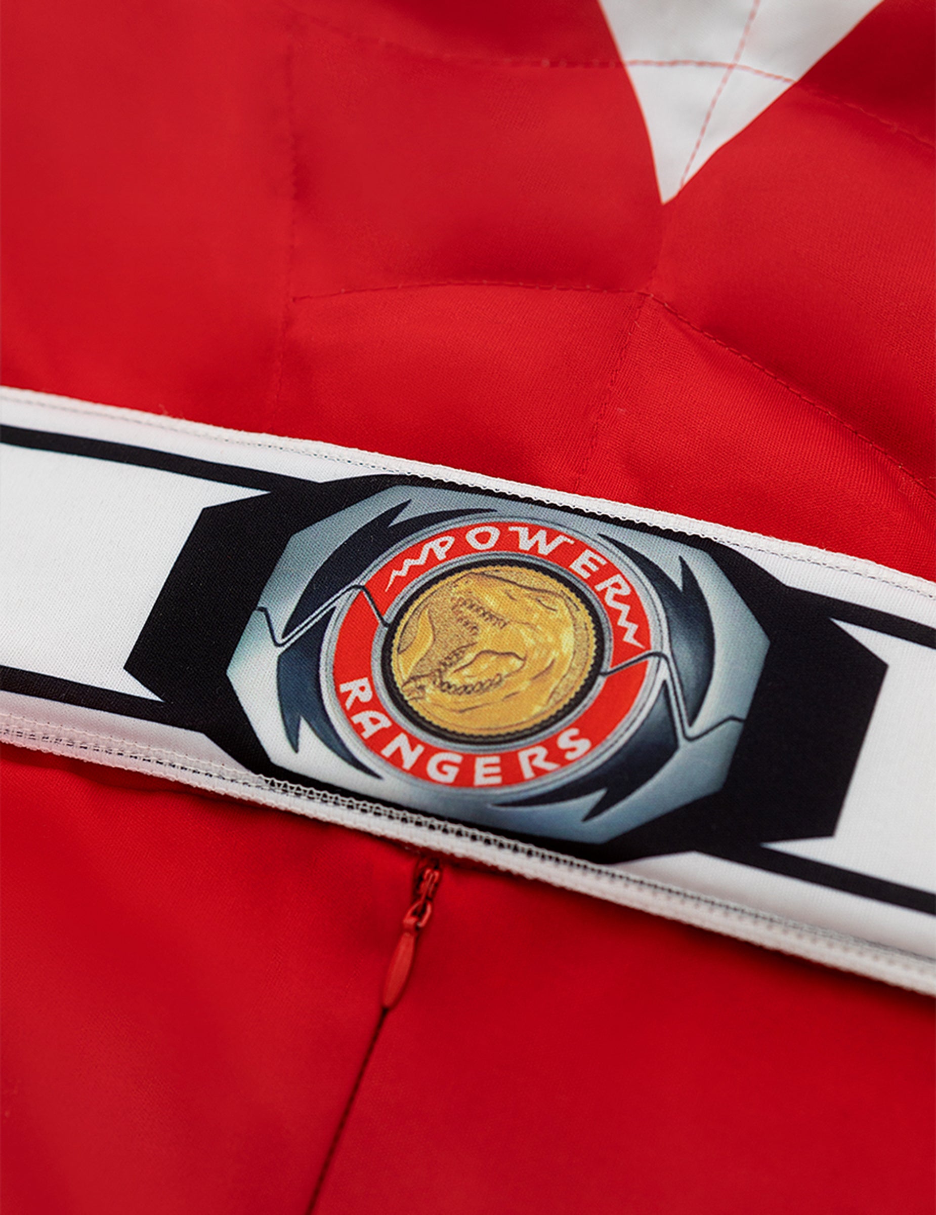 Déguisement Power Ranger pour enfant rouge musclé