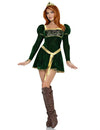 Déguisement princesse verte sexy femme