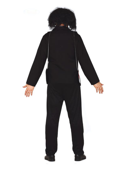 Vue de dos du déguisement de psychopathe tricycle pour homme