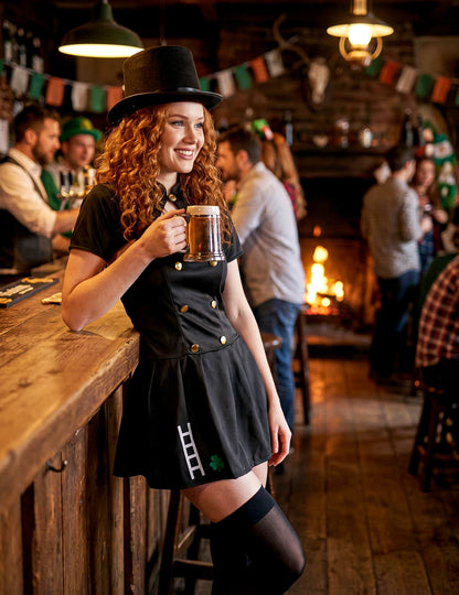 Déguisement ramoneuse sexy saint Patrick femme