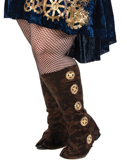Plus size steampunk kostuum voor dames