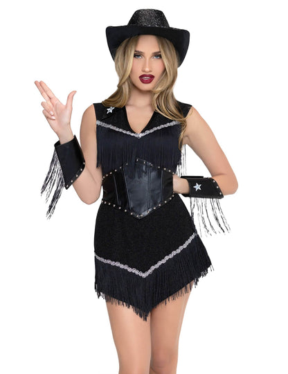 Déguisement rodeo star sexy luxe femme
