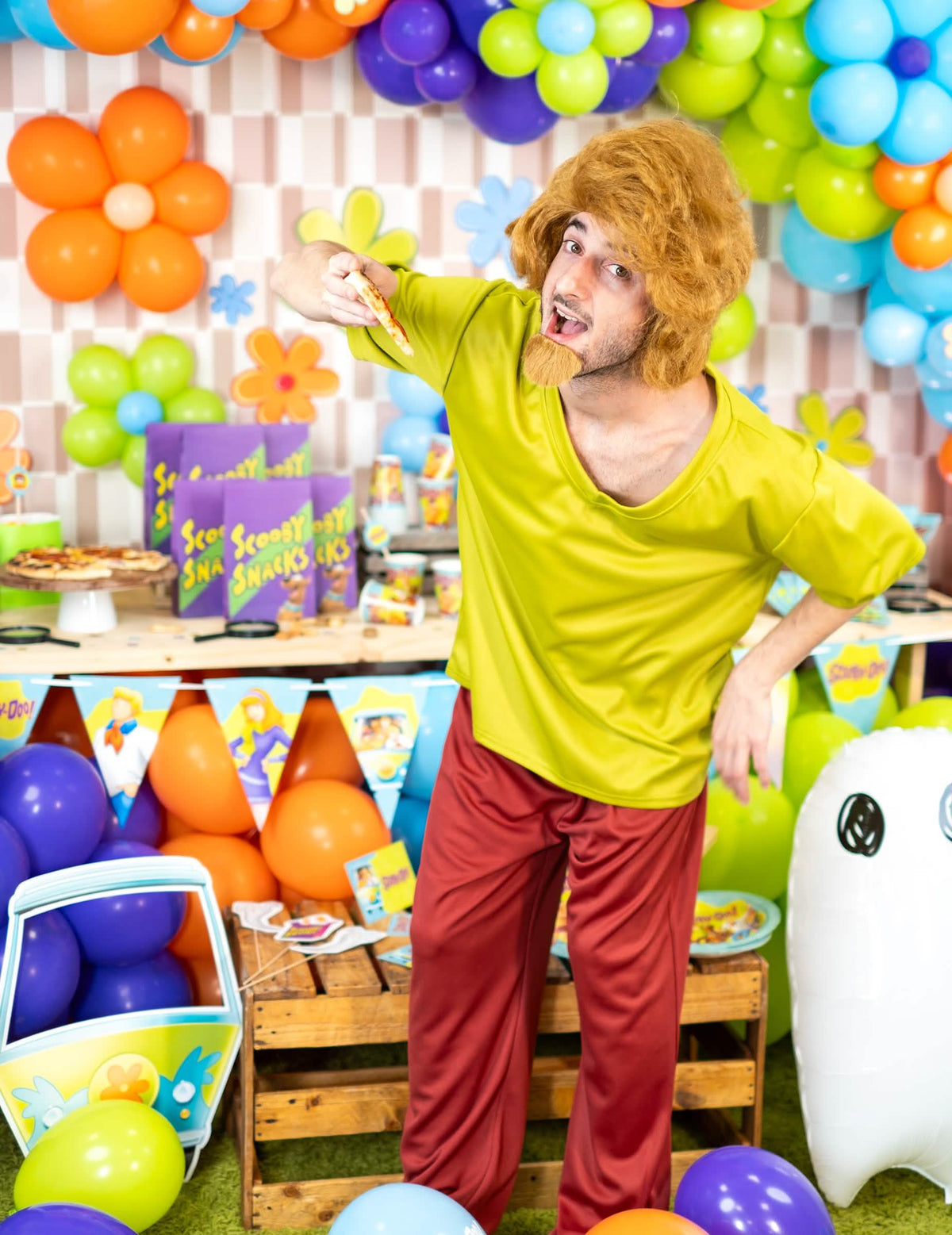 Situatiefoto van het Sammy Scooby-Doo-kostuum