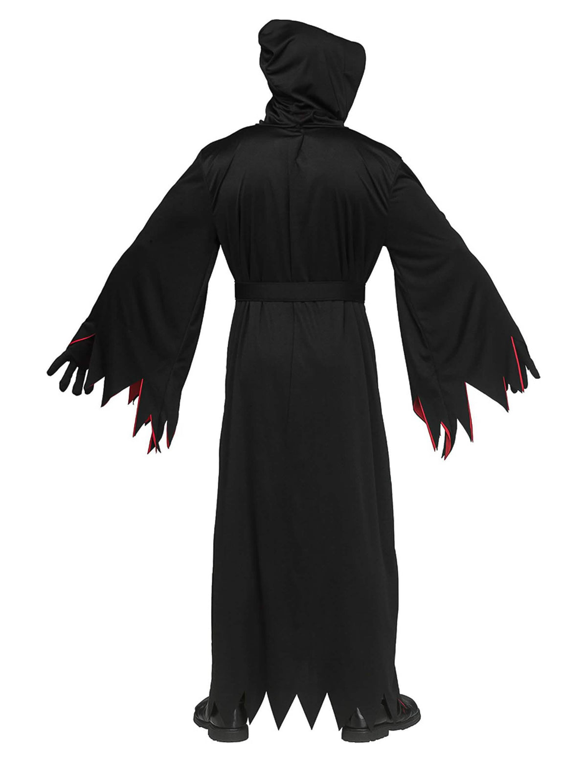 Déguisement Scream™ avec masque noir et rouge adulte