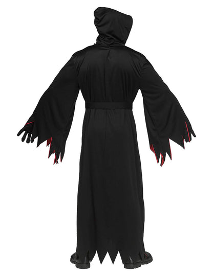 Déguisement Scream™ avec masque noir et rouge adulte