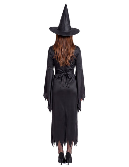 Déguisement sorcière noire sexy femme