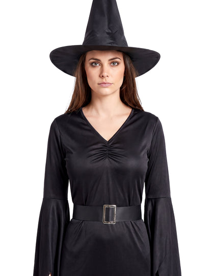 Déguisement sorcière noire sexy femme