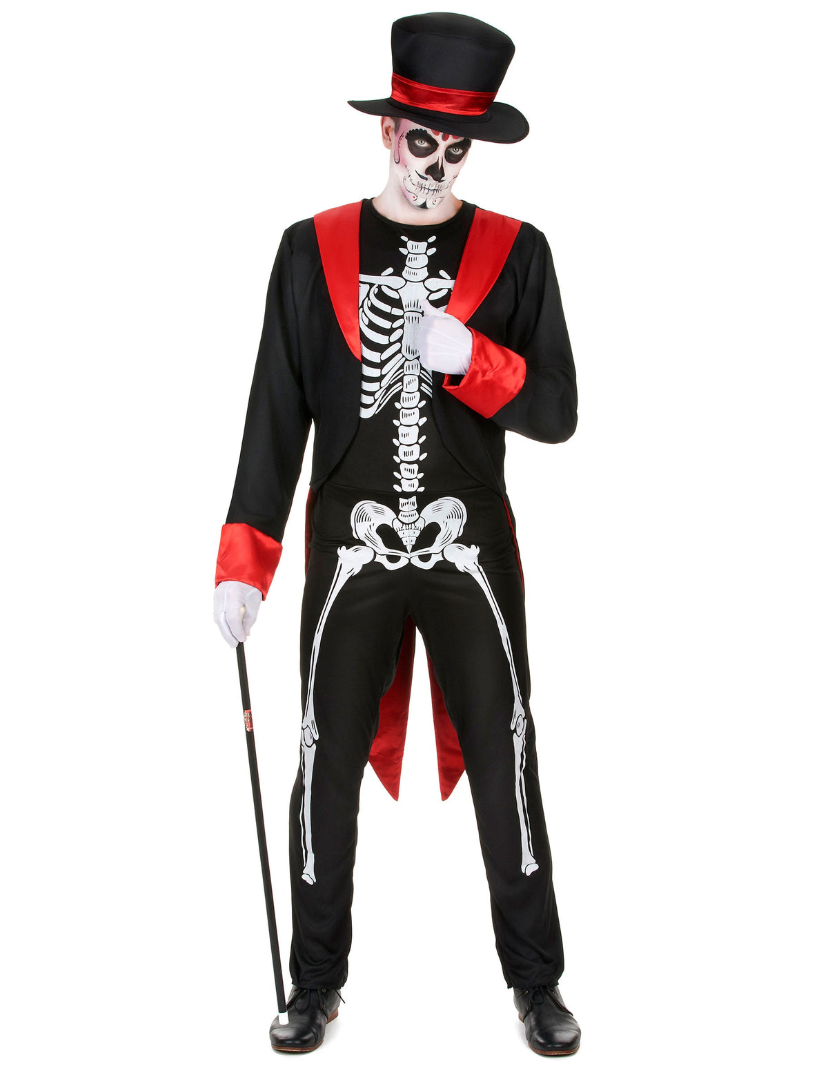 Déguisement squelette chic homme