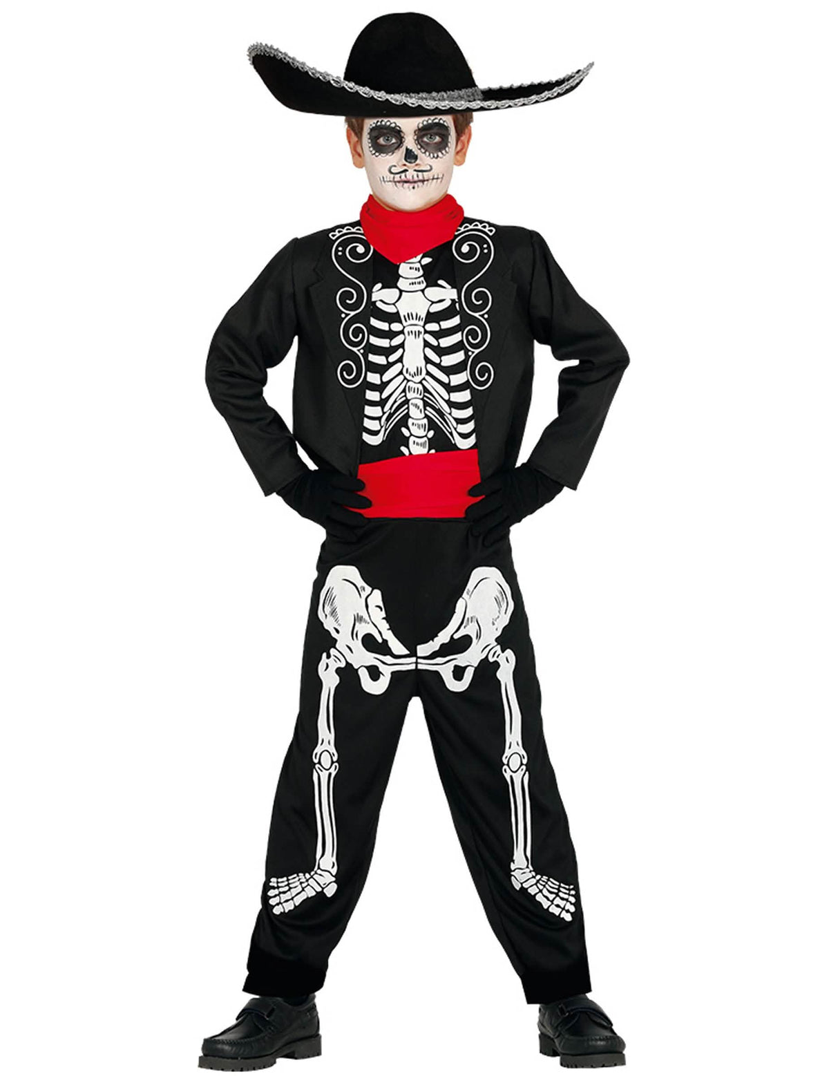 Dia de los Muertos koppelkostuum Mexicaans voor kinderen