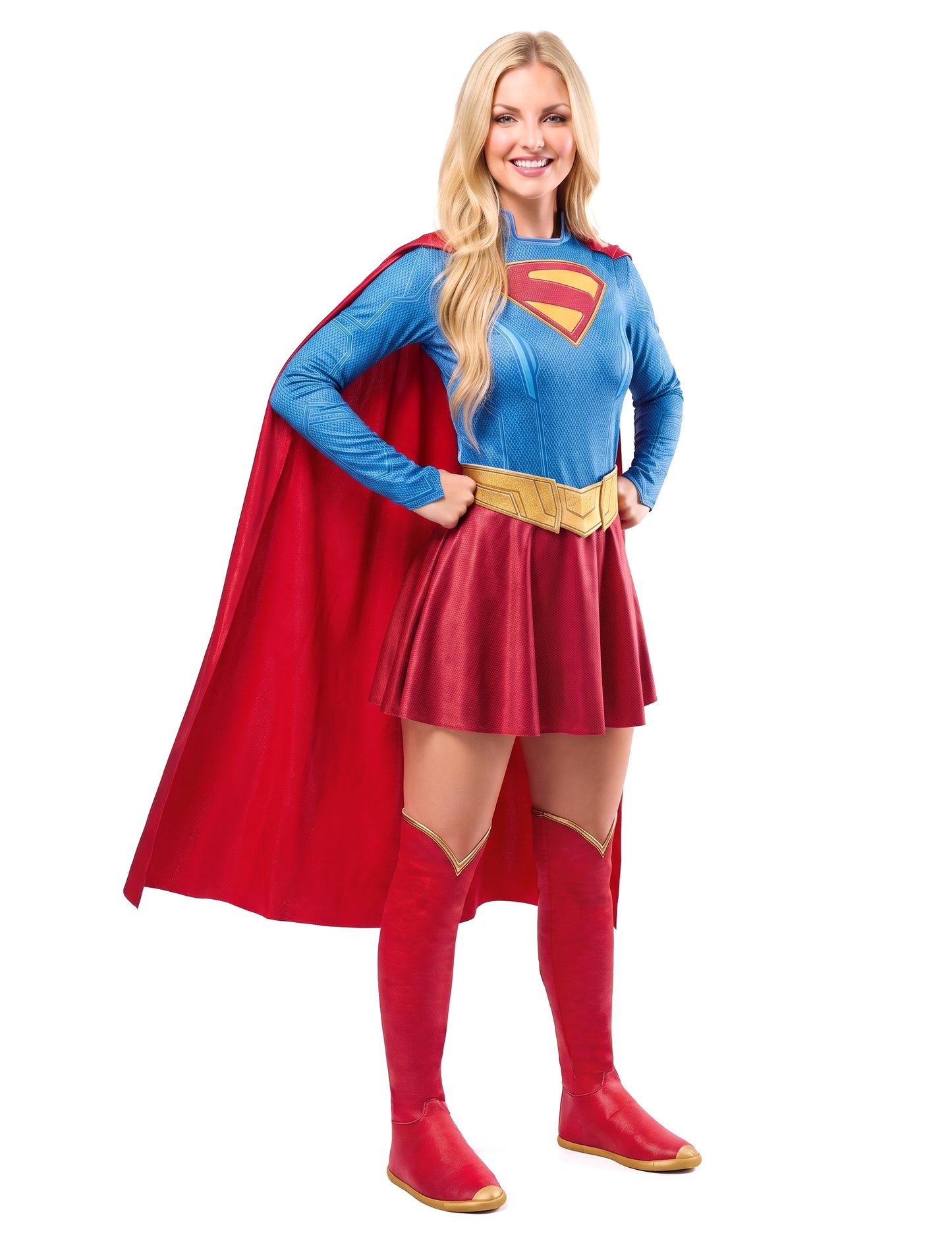 Supergirl™ luxe verkleedpak voor dames