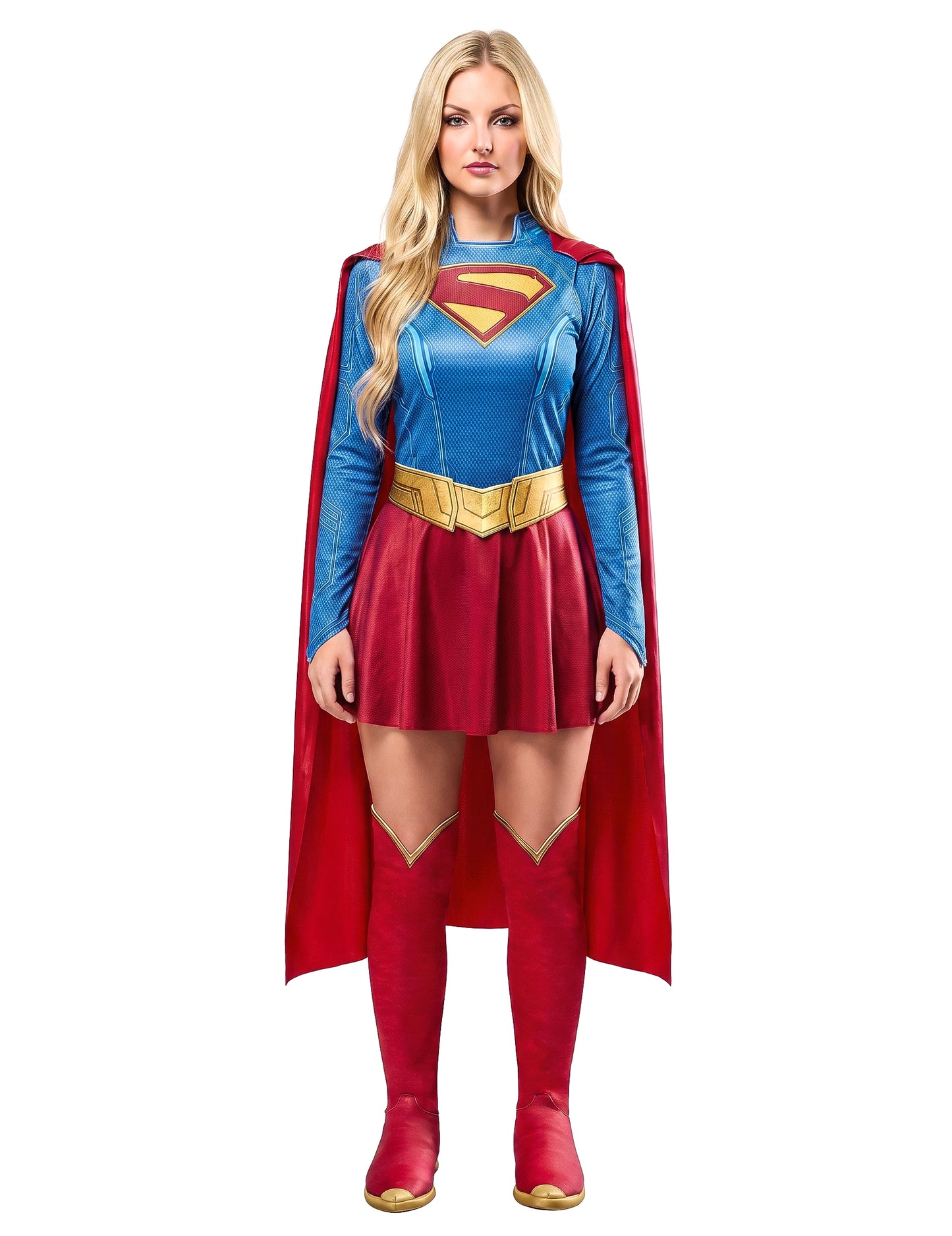 Supergirl™ luxe verkleedpak voor dames