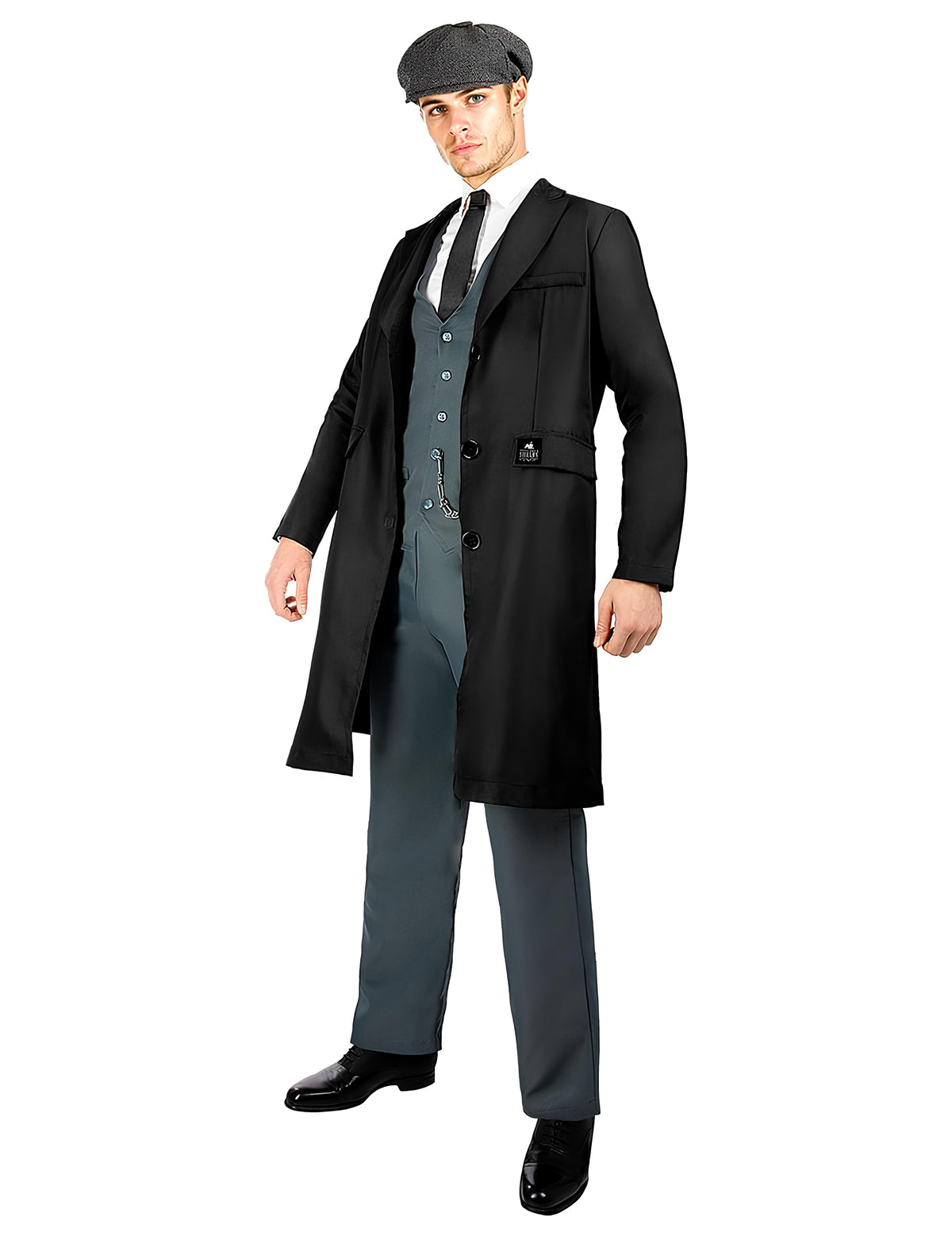 Vue de trois-quarts du déguisement Tommy Shelby Peaky Blinders™