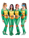Ninja Turtle™ Vermomming met 4 damesmaskers