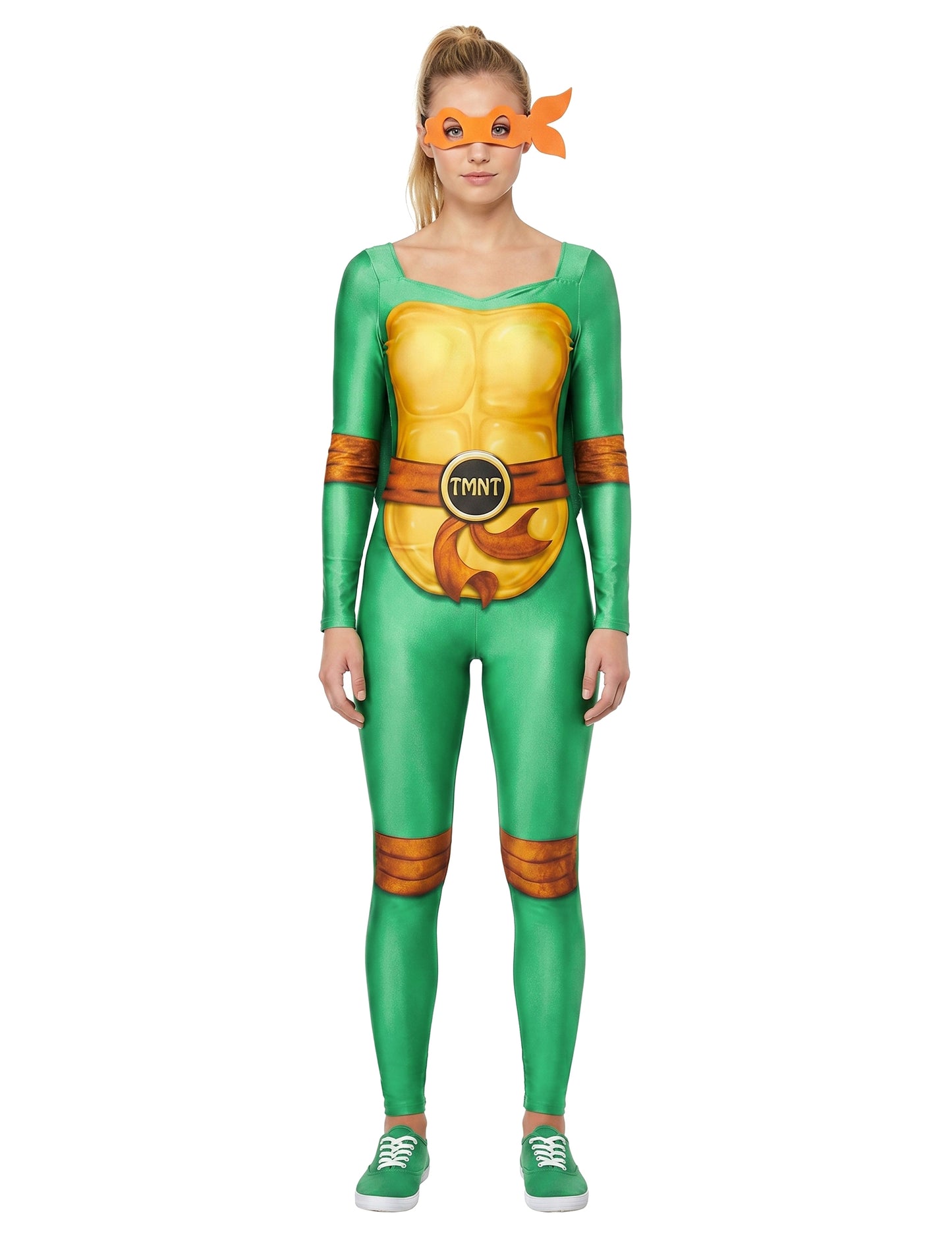 Ninja Turtle™ Vermomming met 4 damesmaskers