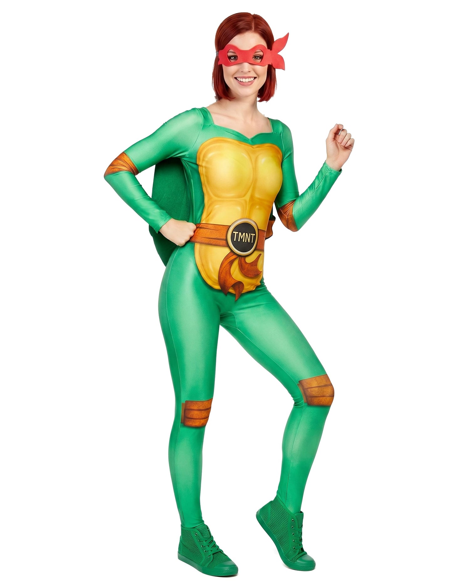 Ninja Turtle™ Vermomming met 4 damesmaskers