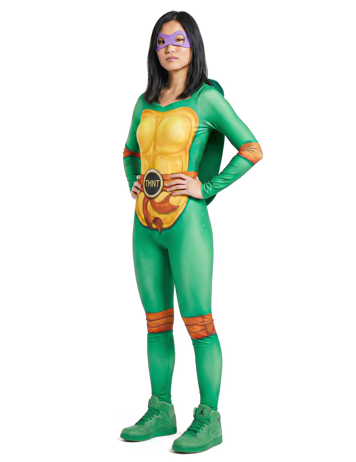 Ninja Turtle™ Vermomming met 4 damesmaskers
