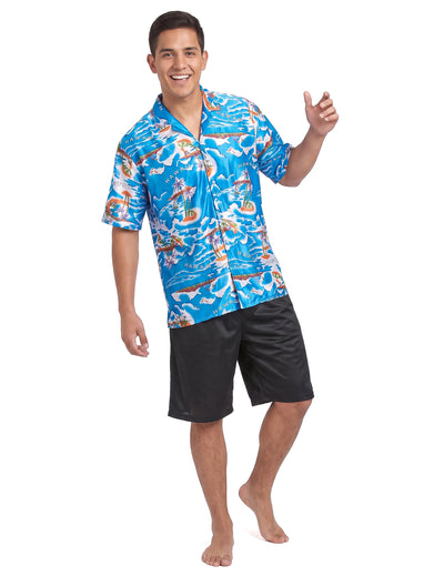 Déguisement touriste Hawaïen homme