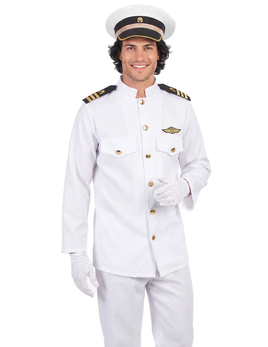 Déguisement uniforme d'officier de la marine homme