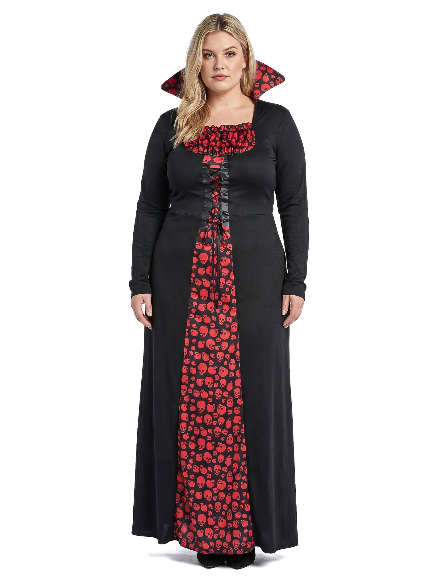 Elegant plus size vampierkostuum voor dames