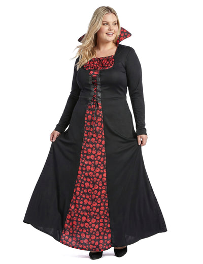 Déguisement vampire élégant grande taille femme