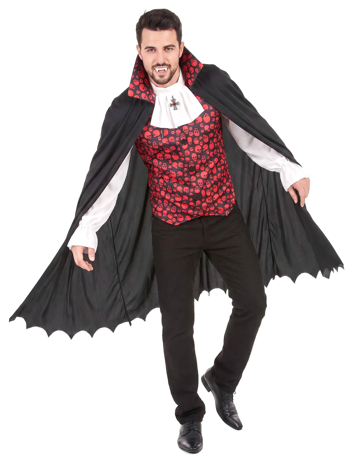 Mr. Skull vampier kostuum voor mannen