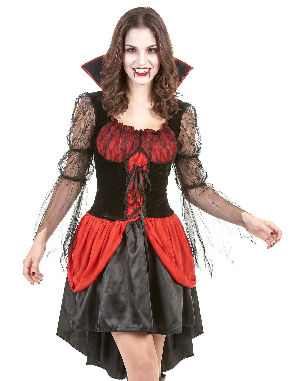 Déguisement Vampire Sexy rouge Femme