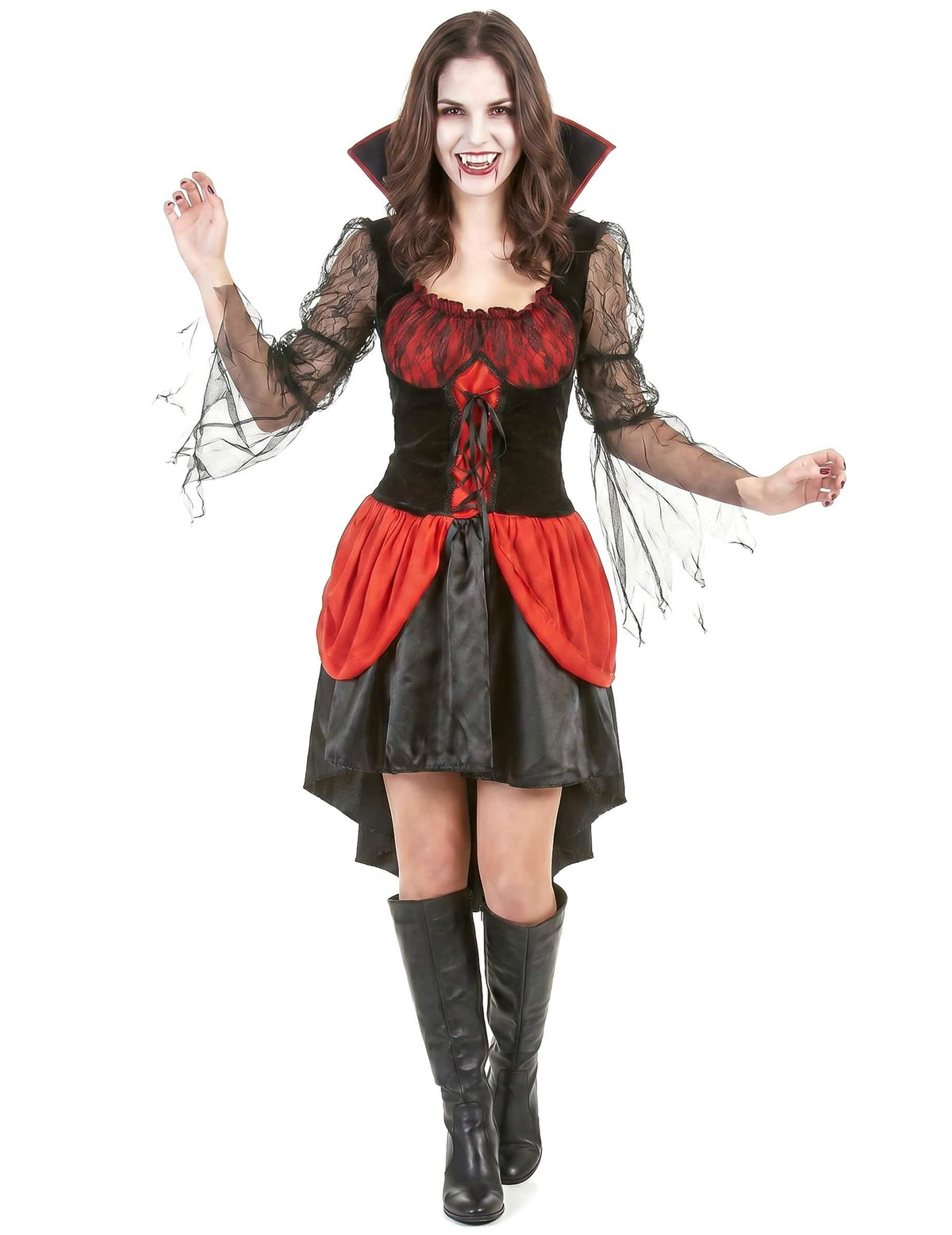 Déguisement Vampire Sexy rouge Femme