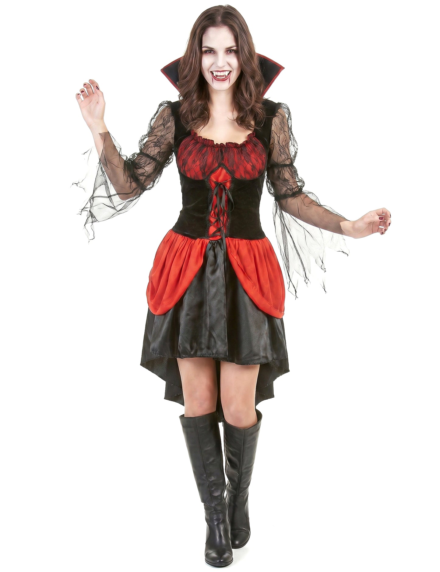 Vampier kostuum voor vrouwen Halloween