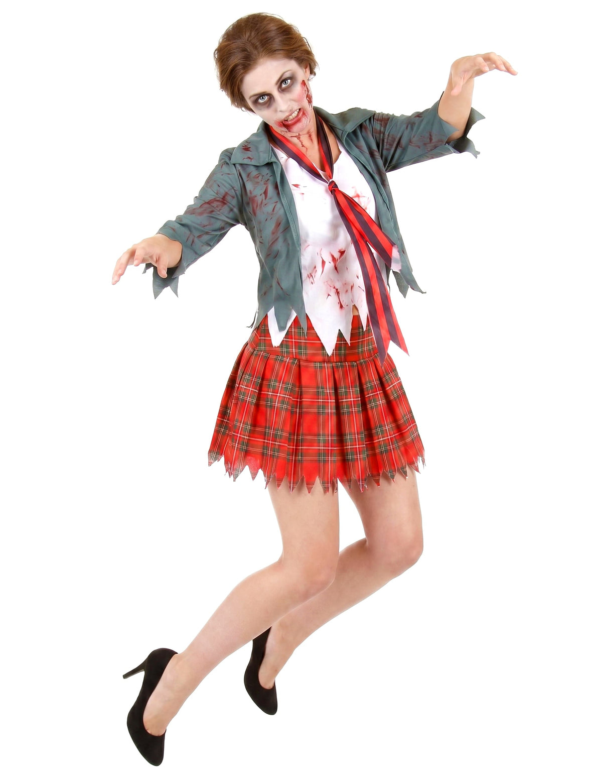 Déguisement zombie écolière femme Halloween