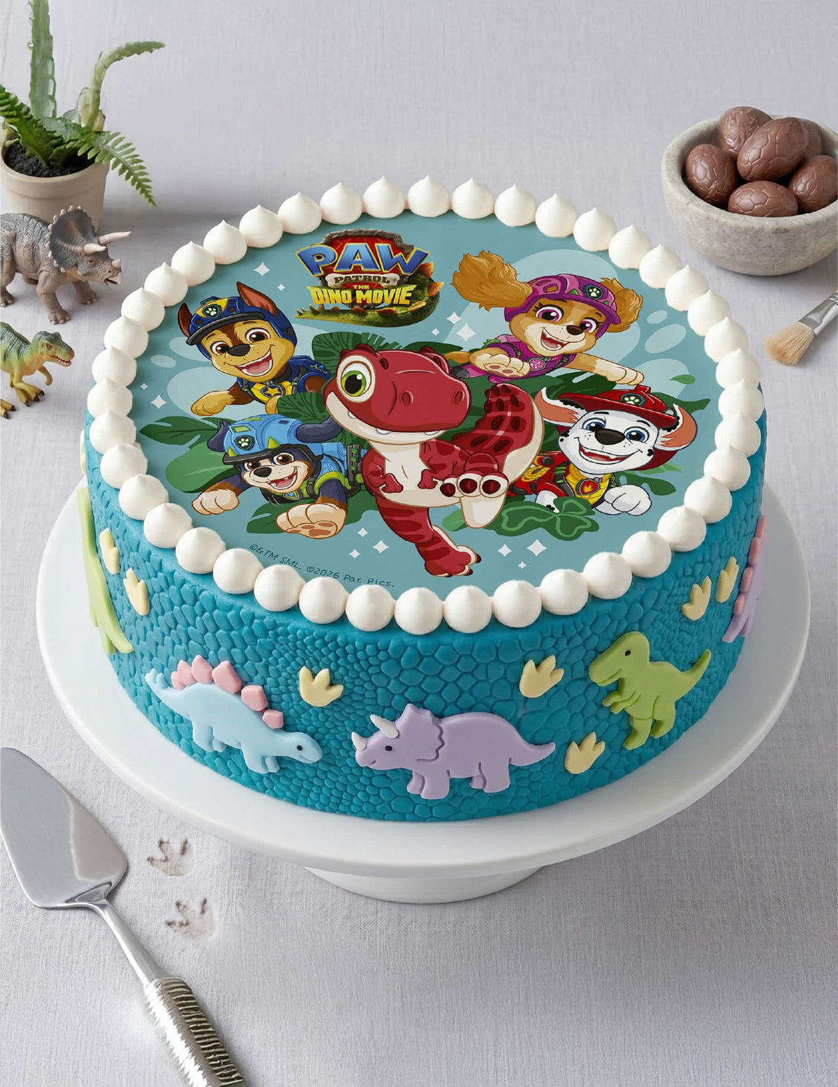 Disque azyme pour gâteau Pat' Patrouille 20 cm