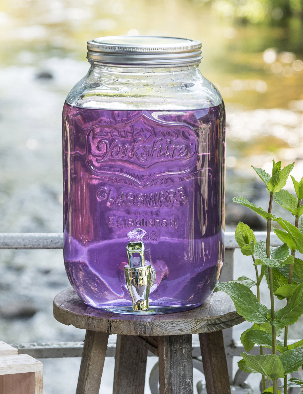 Glazen drankdispenser 4L