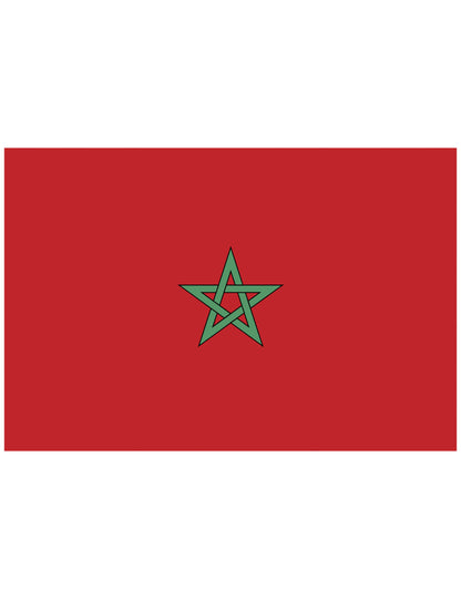 Drapeau de supporter Maroc 90 X 150 cm