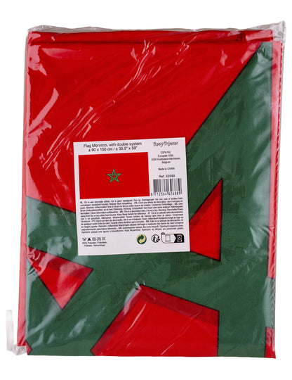 Vlag voor supporter Marokko