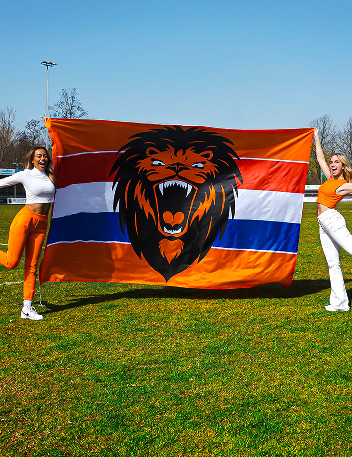 Grote supportervlag Nederland 200 x 300 cm