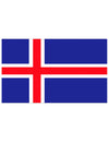 Vlag IJsland 150 x 90 cm