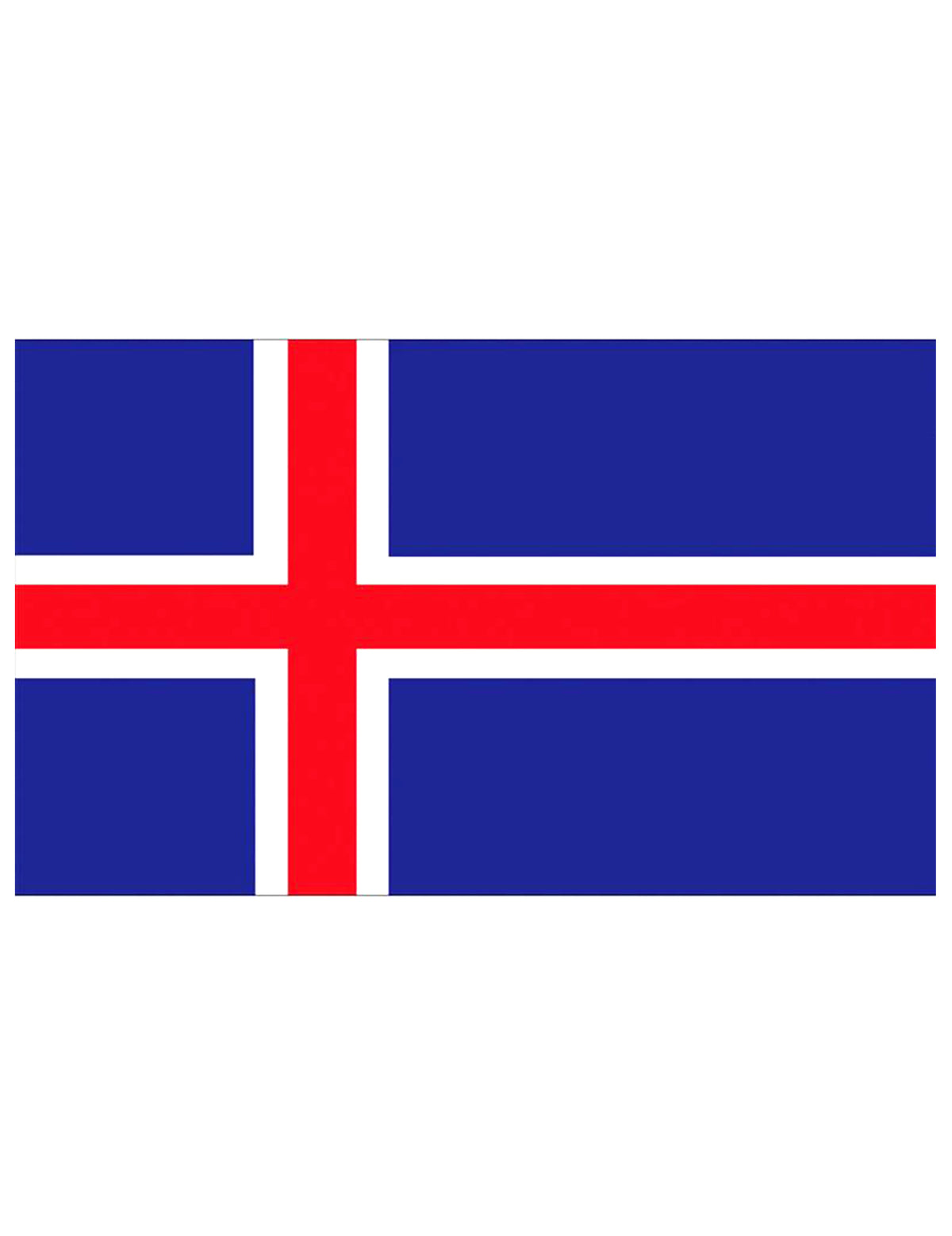 Vlag IJsland 150 x 90 cm