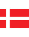 Denemarken supporter vlag
