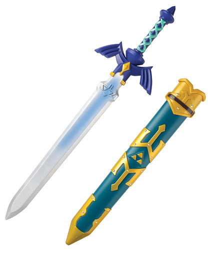 Epée Link - Legend of Zelda pour enfant et adulte bleu et or avec fourreau