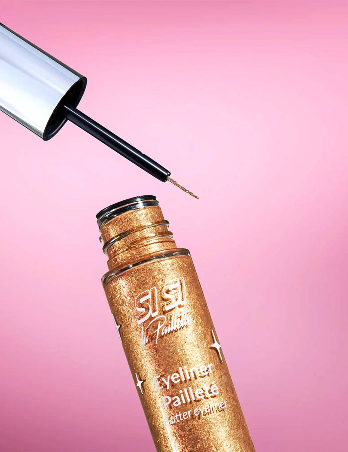 Eyeliner pailleté or métallique Si si la paillette™