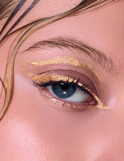 Glitter eyeliner metallic goud Si si la paillette™