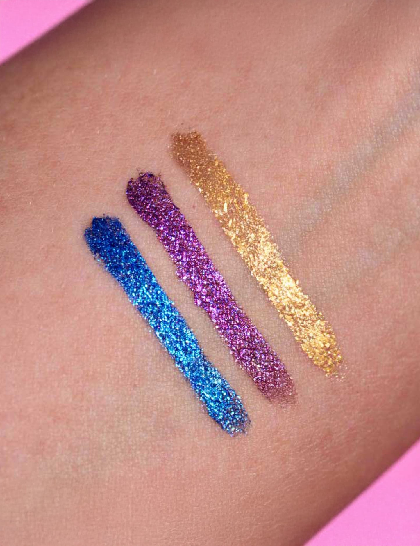 Glitter eyeliner metallic goud Si si la paillette™