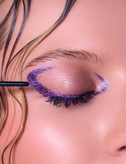 Glitter eyeliner paars Si si la paillette™
