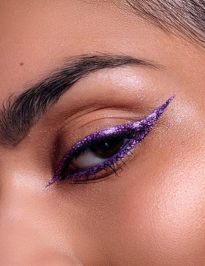Glitter eyeliner paars Si si la paillette™