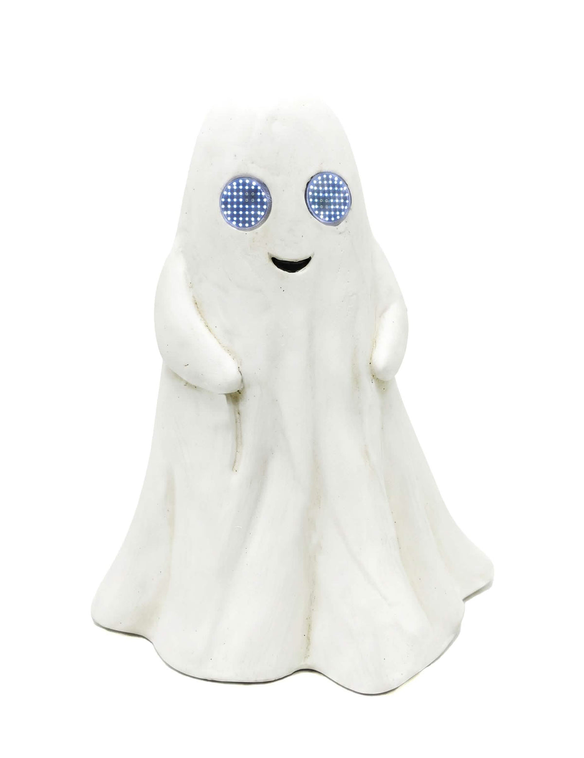 Fantôme décoratif Summerween en magnésie avec yeux LED animés 34,5 x 24 x 42 cm