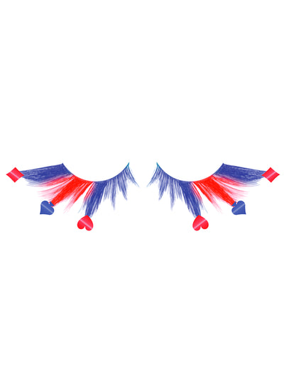 Faux cils arlequin adulte