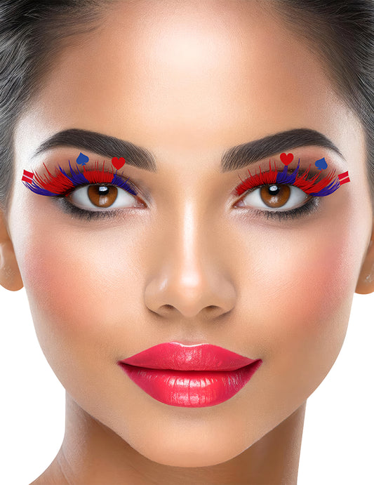 Faux cils arlequin adulte