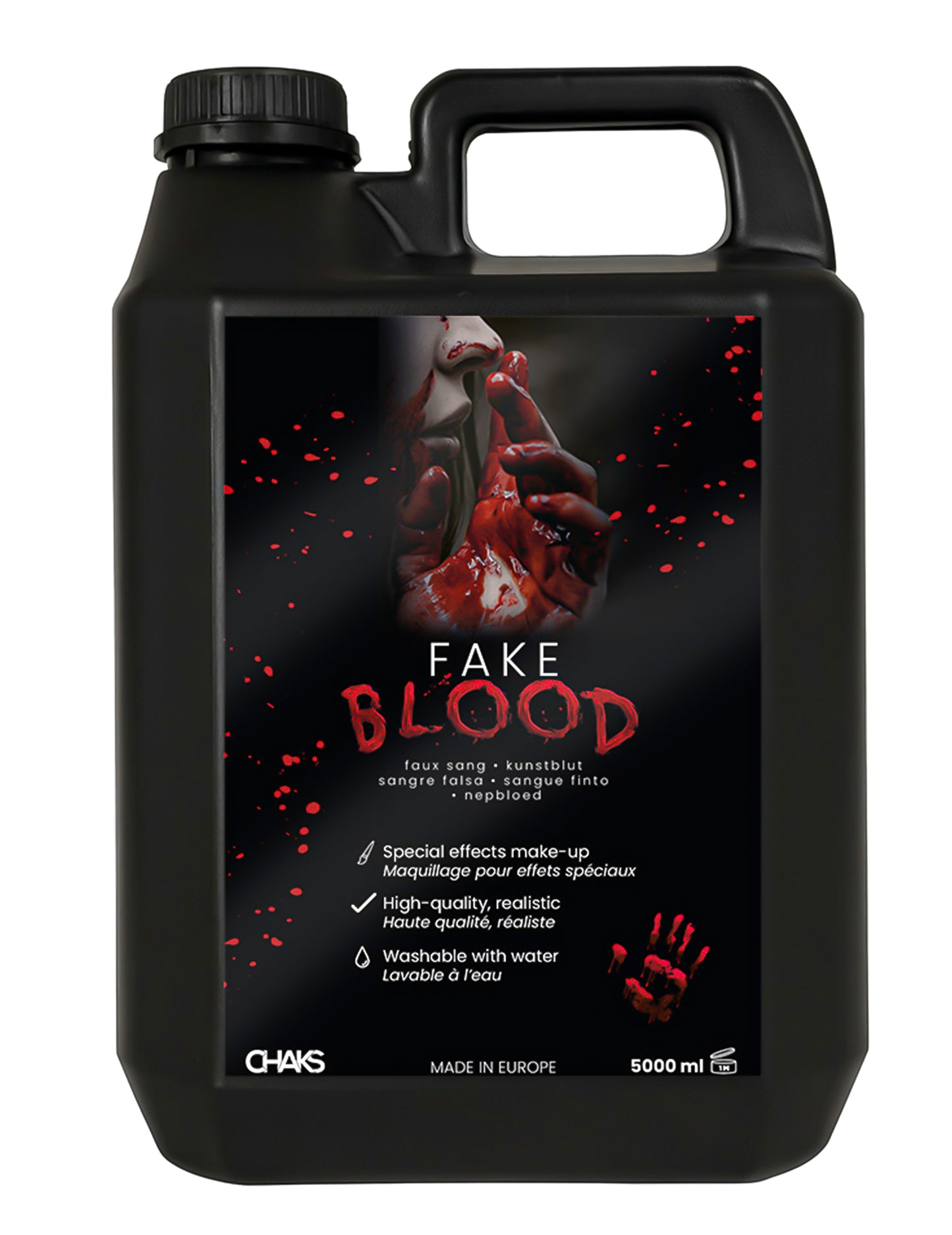 Donkerrood nepbloed special effects kwaliteit 5 L