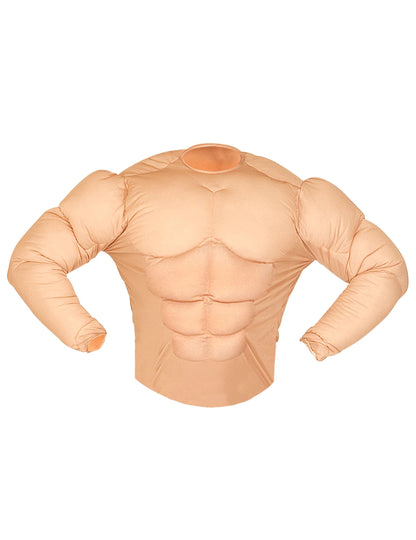 Faux torse musclé militaire adulte