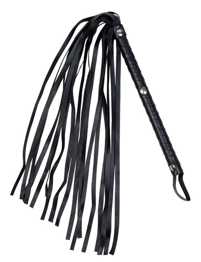 Fouet imitation cuir pour adulte noir
