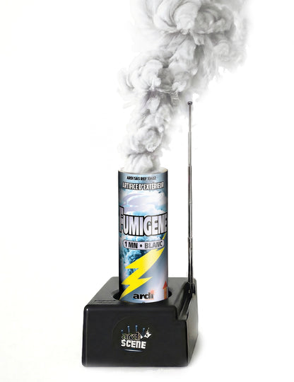 Fumigène à allumage électrique pour spectacle blanc 1 minute